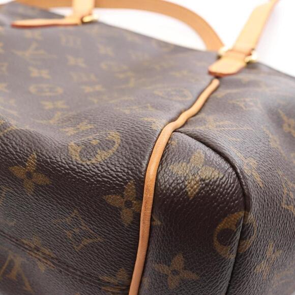 LOUIS VUITTON Brown Monogram Leather Tote Bag - Picture 6 of 10